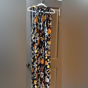 Lane Bryant Vibrant Floral Maxi Dress - Black, Yellow, Orange